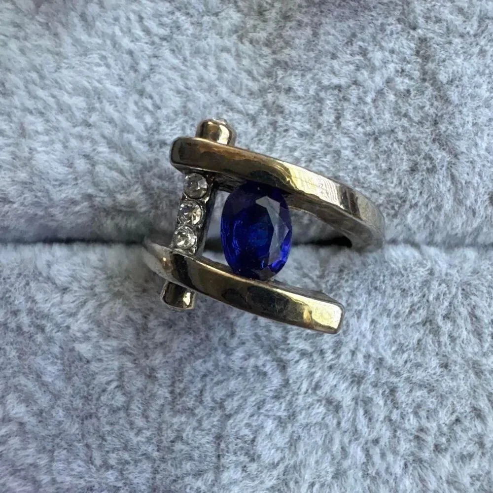 Unbranded Women's Silver and Navy Jewellery